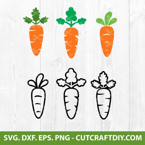 Easter Carrot SVG Bundle Easter SVG Carrot SVG PNG