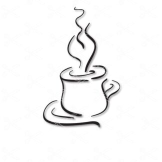 Coffee Cup Svg And Dxf Cut Files