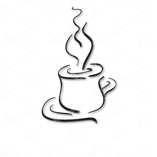 Download Coffee Cup Svg And Dxf Cut Files High Quality Premium Design SVG Cut Files