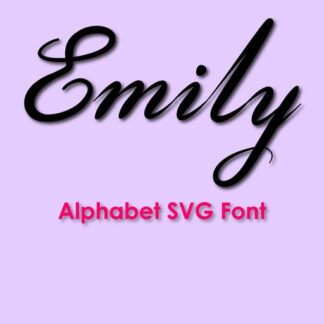 EMILY-HANDWRITTEN-CALIGRAPHIC-ALPHABET-SVG-AND-DXF-CUT-FILES
