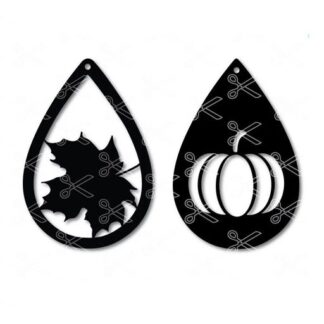 Christmas Tree Teardrop Earring Svg Dxf High Quality Premium Design