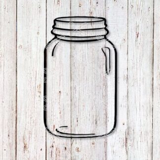 Mason Jar, Jam Jar, Smoothie Jar Svg snd Dxf Cut File