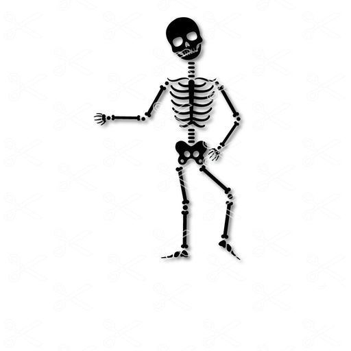 Skeleton Dance Svg Dxf Cut File High Quality Premium Design