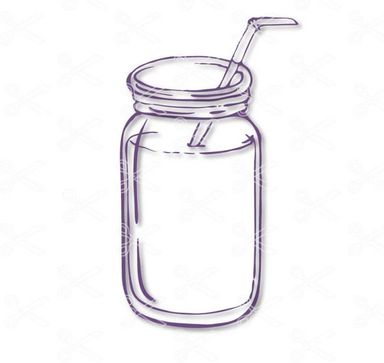 smoothie jar mason jar jam jar svg cut file