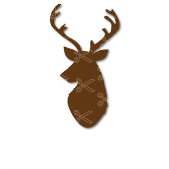 REINDEER-HEAD-SVG-AND-DXF-CUT-FILES