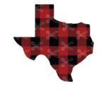 Download Texas map buffalo plaid SVG and DXF Cut files and use it to your DIY project!