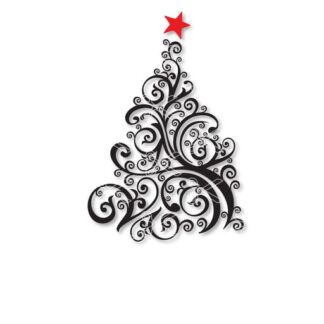 Christmas Tree Svg And Dxf High Quality Premium Design