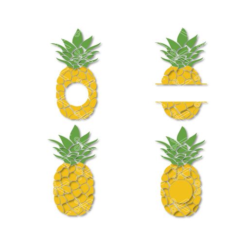 Pineapple Svg Dxf Cut Files