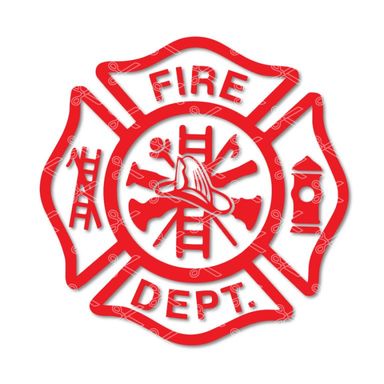 Fire Department SVG DXF PNG Cut Files