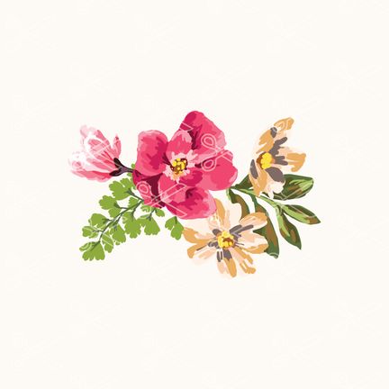 Watercolor Flower SVG PNG