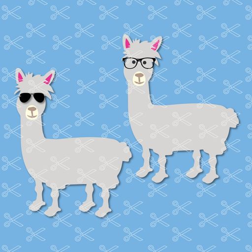 Download Llama Svg Dxf Png Cut File