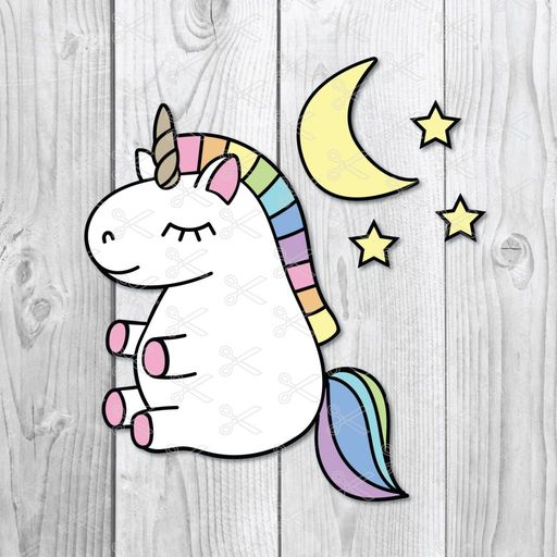 Download Baby Unicorn SVG DXF PNG Cut Files - High Quality Premium ...