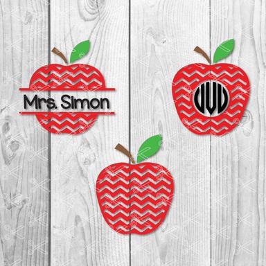 Chevron Apple Svg Png Dxf Cut Files High Quality Premium Design