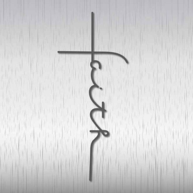 Faith Cross SVG File