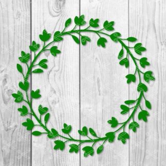 Flowers Wreath SVG