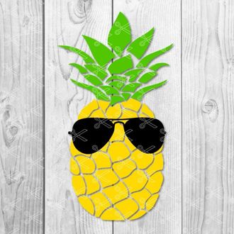 Pineapple Sunglasses SVG