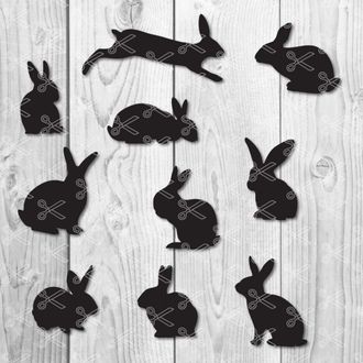 Easter bunny rabbit svg