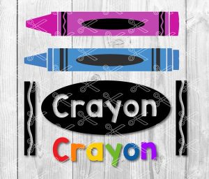 Crayon svg file