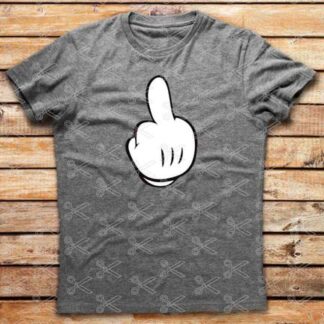 Mickey Mouse Middle Finger SVG