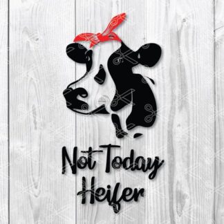 not today heifer svg
