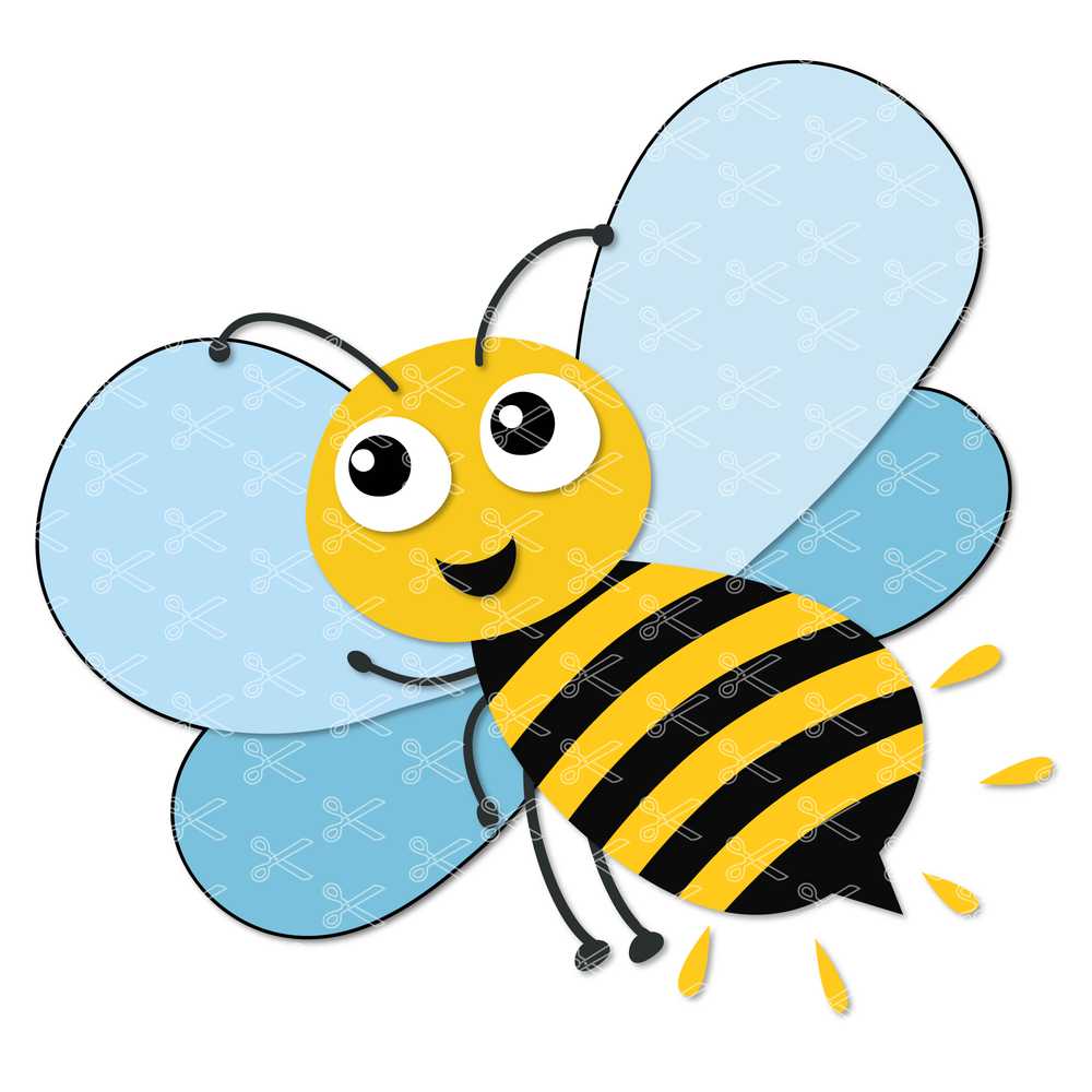 Honey Bee SVG DXF PNG Cut File
