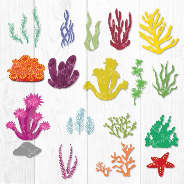 Seaweed SVG Cut File