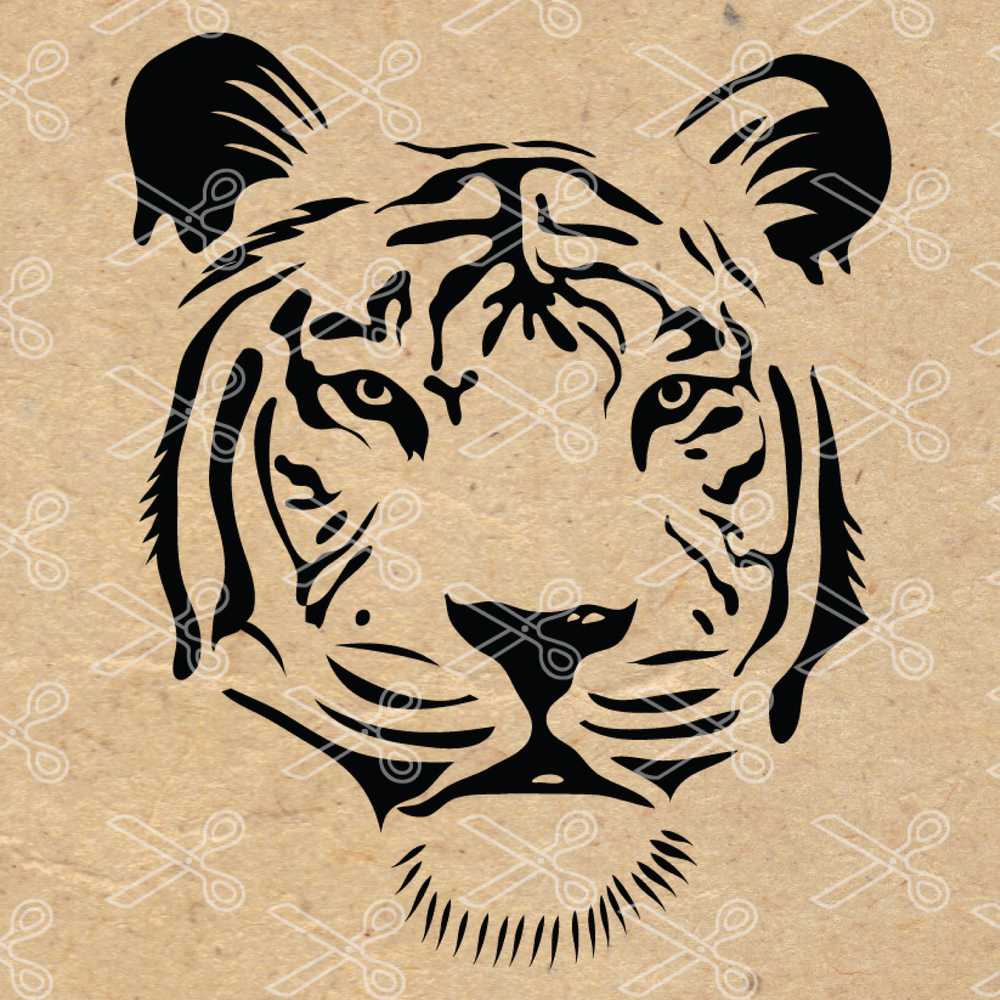 Download Tiger Head Svg Dxf Png Cut Files