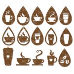 Coffee Earrings SVG