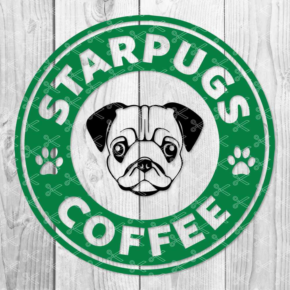 Download Starpugs Coffee Svg Dxf Png Cut Files High Quality Premium Design Yellowimages Mockups