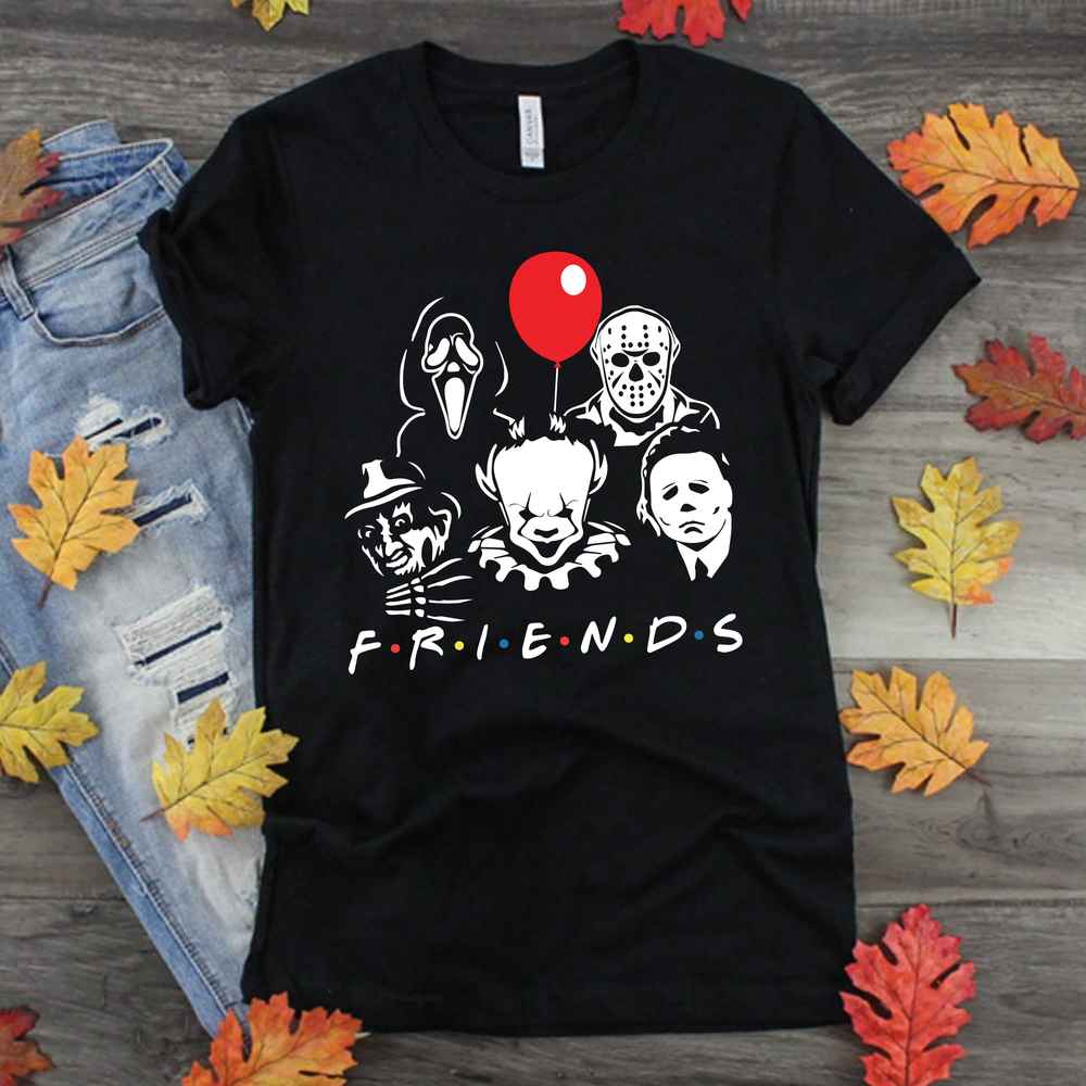 Horror Movie Friends SVG - Scary Friends SVG, DXF, PNG, EPS Cut Files