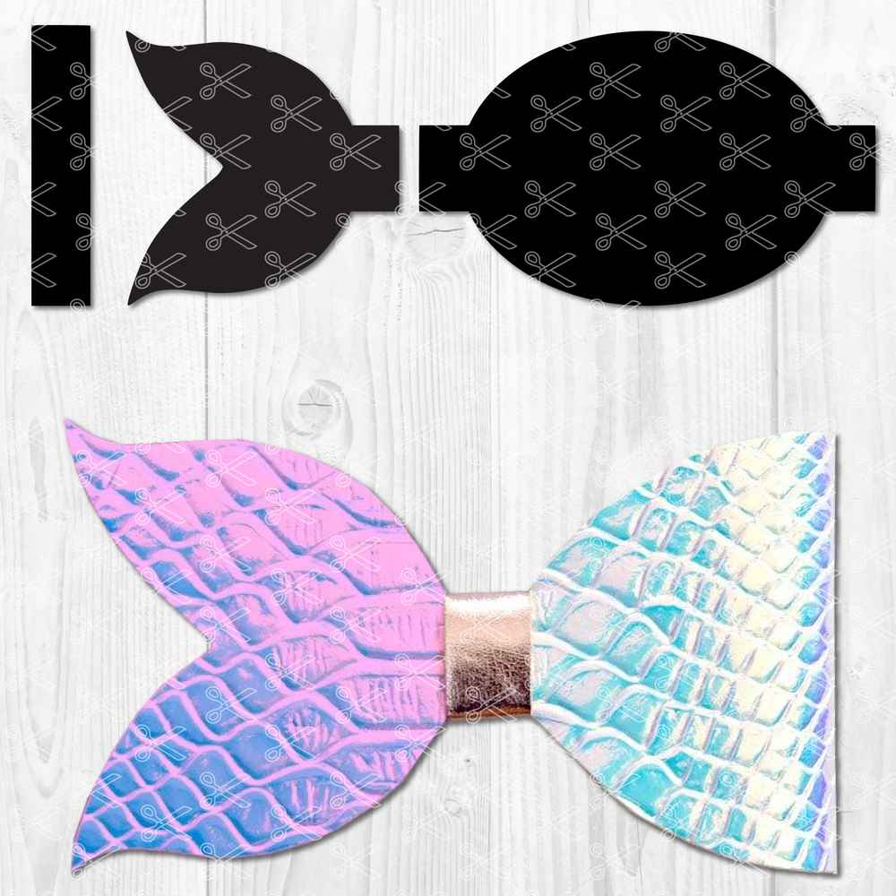 Free Mermaid Bow Template Svg - Printable Templates