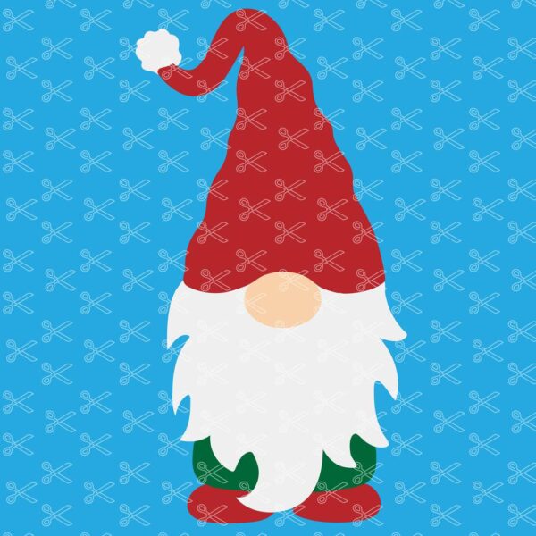 Christmas Gnome SVG Cut File