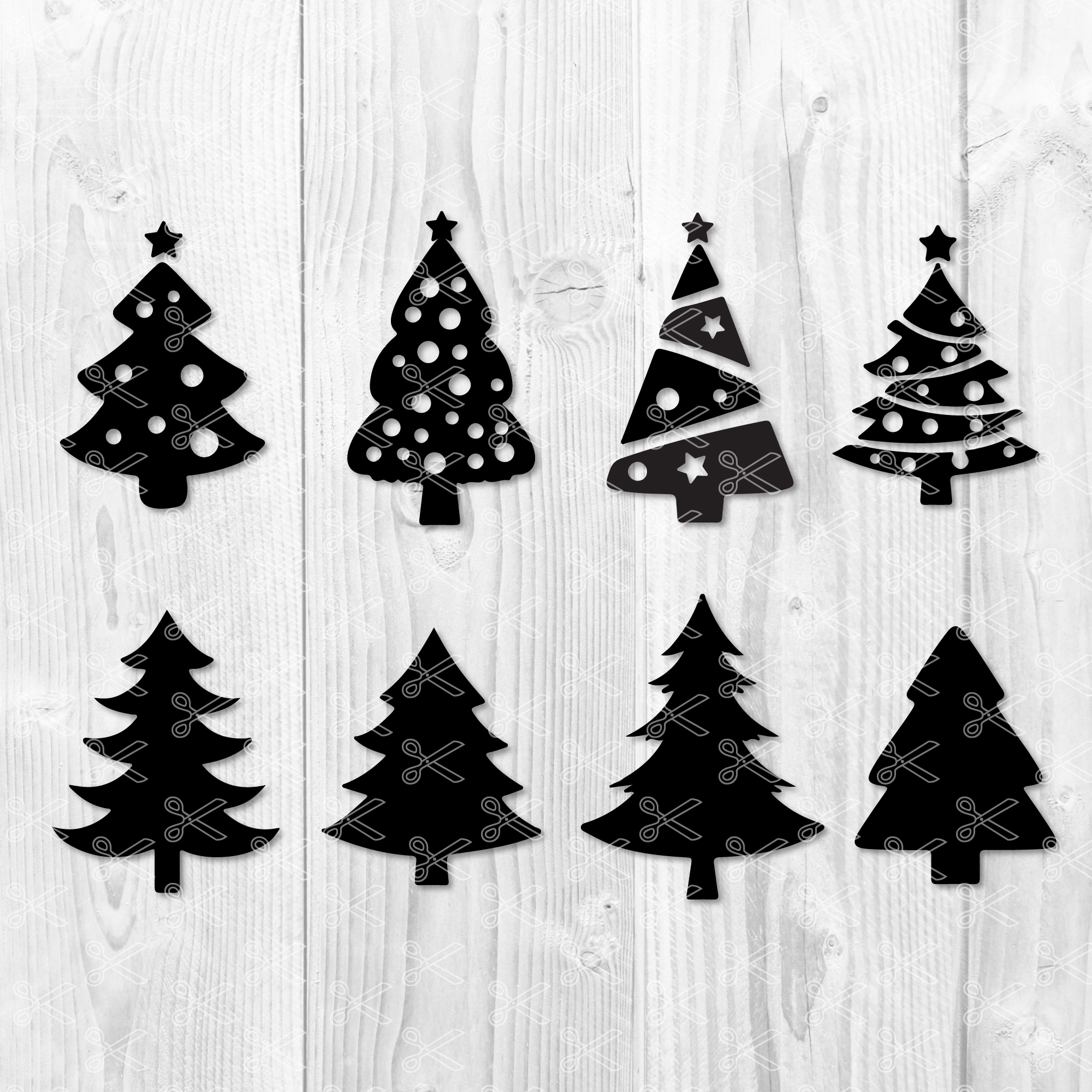 Drawing & Illustration Cut Files for Cricut Christmas Tree Svg ...