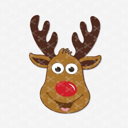 Deer-Face-SVG