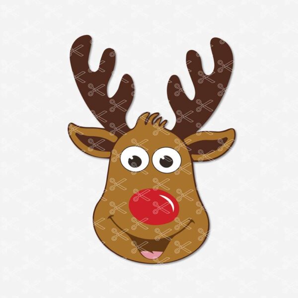 Deer-Face-SVG