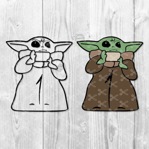 FREE The Child SVG - Baby Yoda SVG