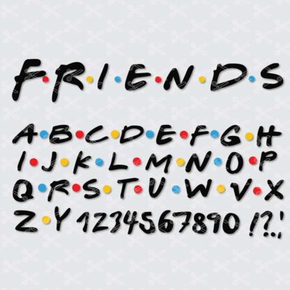 Friends Font SVG
