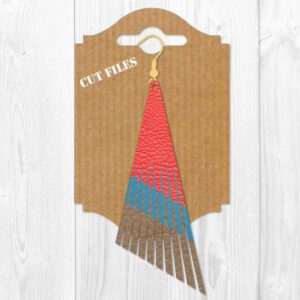 Long Fringe Earring SVG