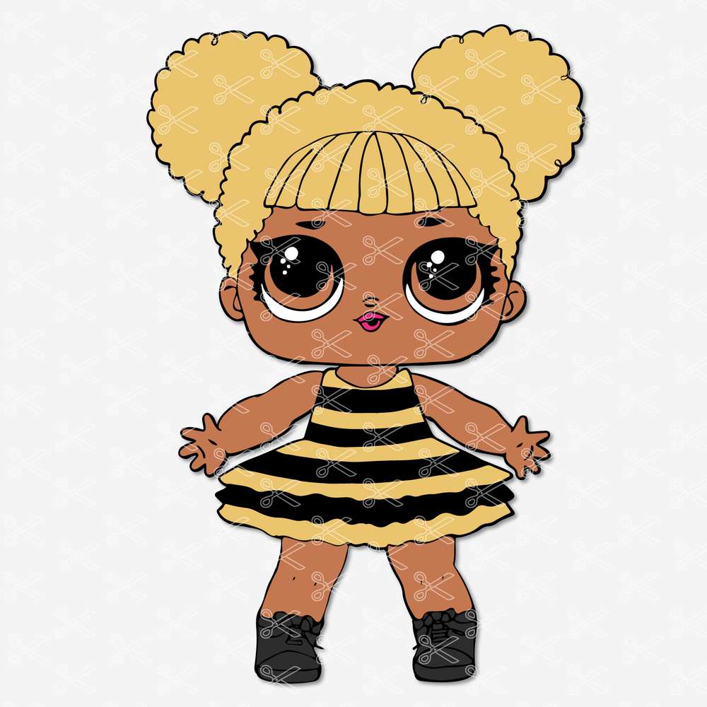 Queen Bee Lol Surprise Svg Dxf Png Eps Cut Files