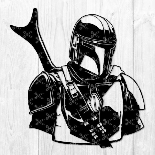 The Mandalorian Star Wars SVG Boba Fett