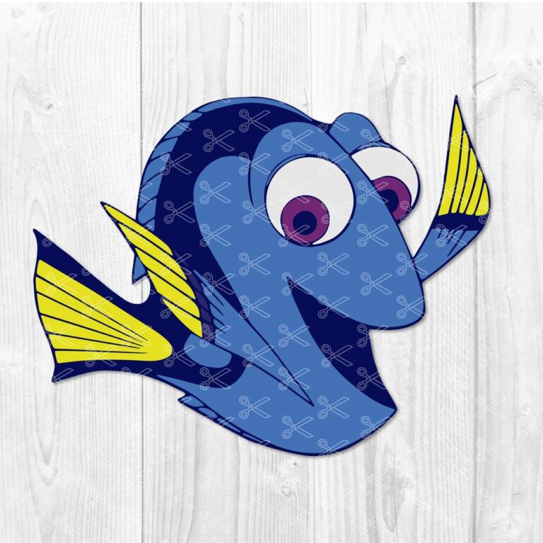 Dory SVG, DXF, PNG, Cut Files For Cricut And Silhouette