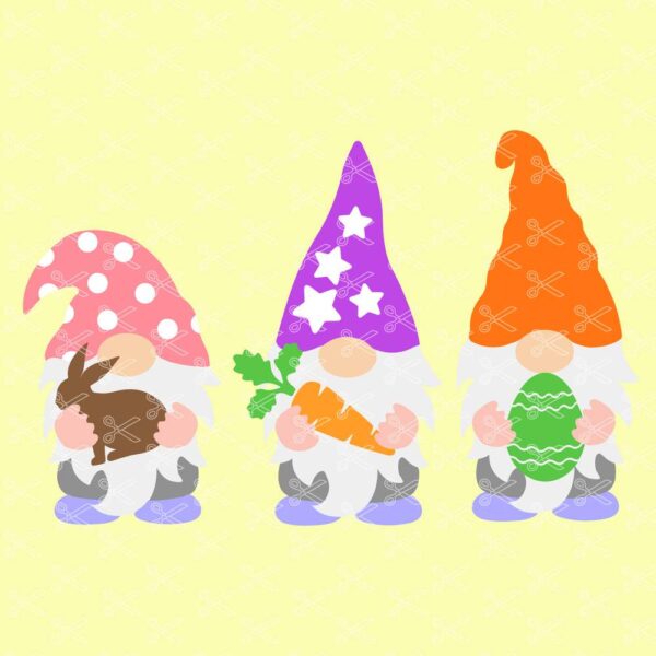 Easter Garden Gnomes SVG