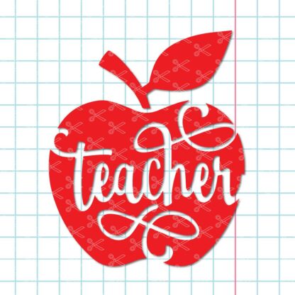 Teacher Apple Quotes SVG