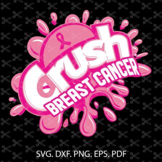 Crush Cancer SVG