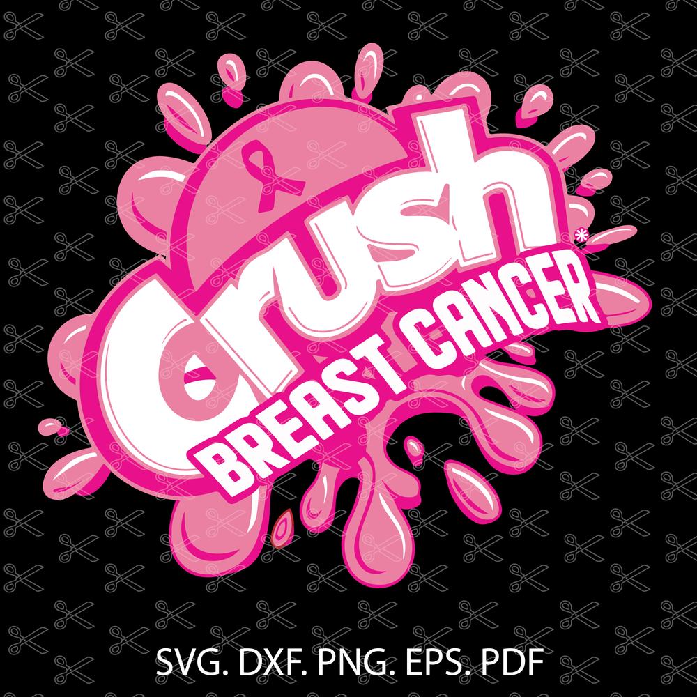 Crush Cancer Svg