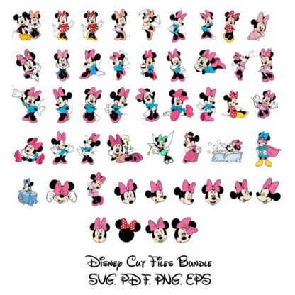 Etsy Minnie mouse svg bundle