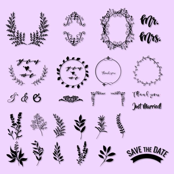 Flower Wreath SVG