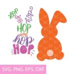 Hip hop bunny svg