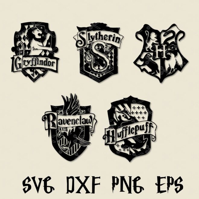 Harry Potter SVG Crests