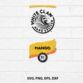 White Mango Hard Seltzer SVG